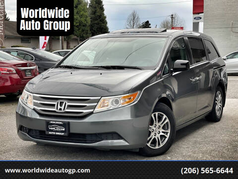 2013 Honda Odyssey for sale at Worldwide Auto Group in Auburn WA