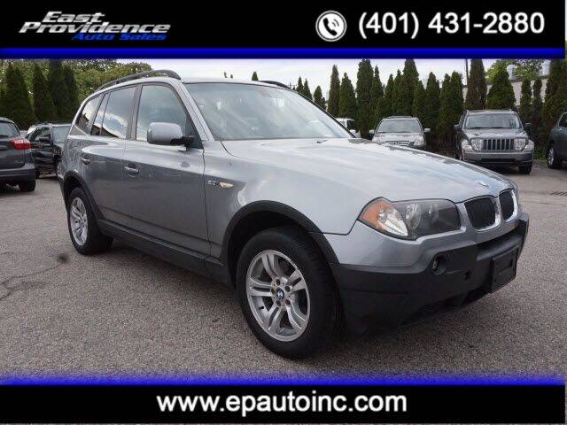 2005 BMW X3 for sale at East Providence Auto Sales in East Providence RI