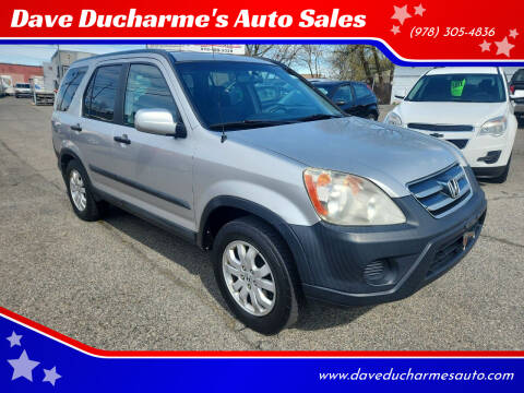 2006 Honda CR-V for sale at Dave Ducharme's Auto Sales in Lowell MA