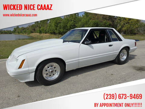 1986 Ford Mustang for sale at WICKED NICE CAAAZ in Cape Coral FL