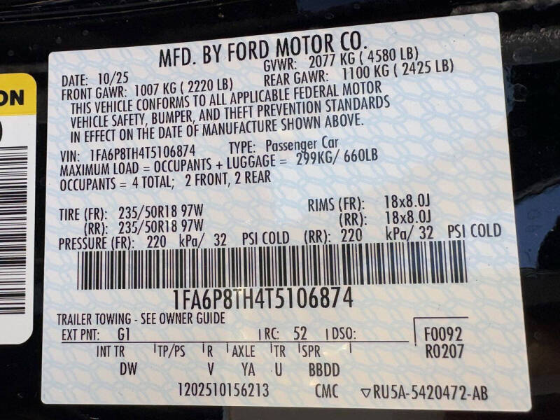 2026 Ford Mustang EcoBoost