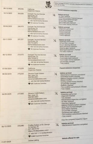 2008 Subaru Outback 2.5i