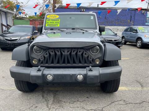 2016 Jeep Wrangler Unlimited for sale at Metro Auto Sales in Lawrence MA