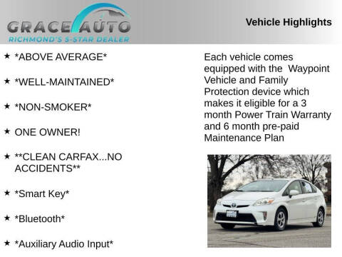 2013 Toyota Prius One