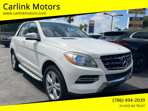 2015 Mercedes-Benz M-Class for sale at Carlink Motors in Miami FL