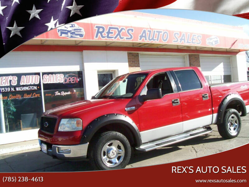 2004 Ford F-150 for sale at Rex's Auto Sales in Junction City KS