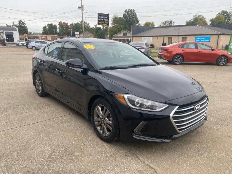 2018 Hyundai Elantra for sale at Supreme Auto Sales in Mayfield KY