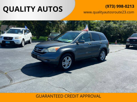 2010 Honda CR-V for sale at QUALITY AUTOS in Hamburg NJ