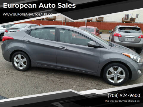 2012 Hyundai Elantra for sale at European Auto Sales in Bridgeview IL