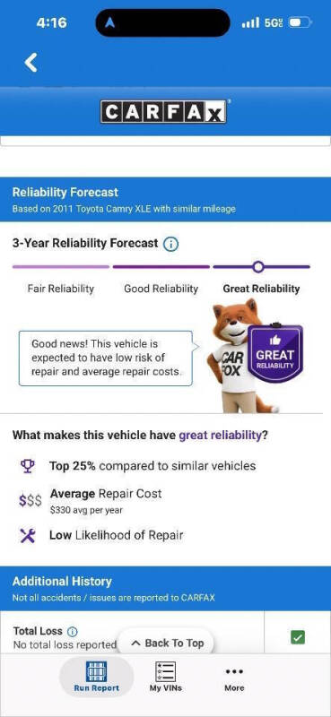 2011 Toyota Camry XLE