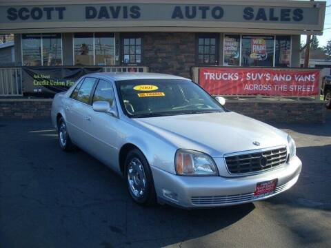 2001 Cadillac DeVille for sale at Scott Davis Auto Sales in Turlock CA