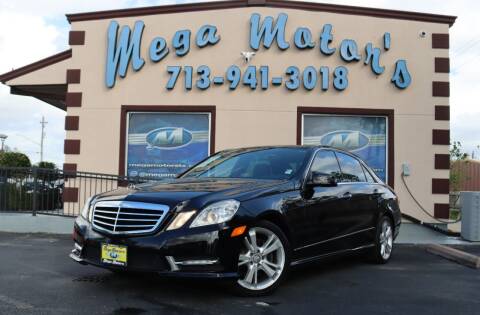 2013 Mercedes-Benz E-Class for sale at MEGA MOTORS in South Houston TX