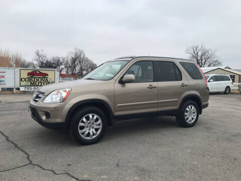 2006 Honda CR-V for sale at Cordova Motors in Lawrence KS