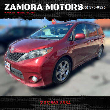 2013 Toyota Sienna for sale at ZAMORA MOTORS SM in Santa Maria CA