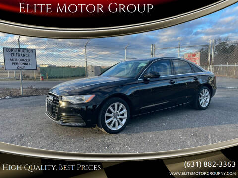 2013 Audi A6 for sale at Elite Motor Group in Farmingdale NY