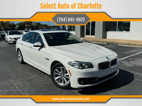 2016 BMW 5 Series for sale at Select Auto of Charlotte in Matthews NC