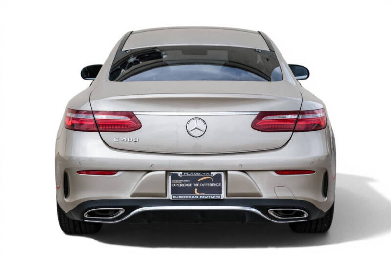 2018 Mercedes-Benz E-Class E 400