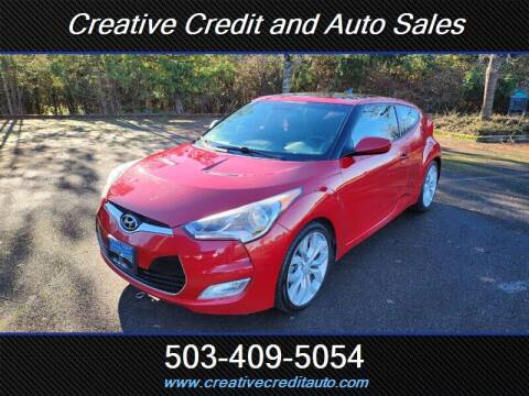 2013 Hyundai Veloster for sale at Creative Credit & Auto Sales in Salem OR