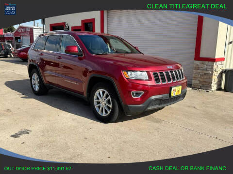 2014 Jeep Grand Cherokee for sale at Auto Corner Inc in Dallas TX