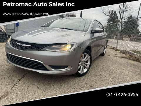 2016 Chrysler 200 for sale at Petromac Auto Sales Inc in Indianapolis IN