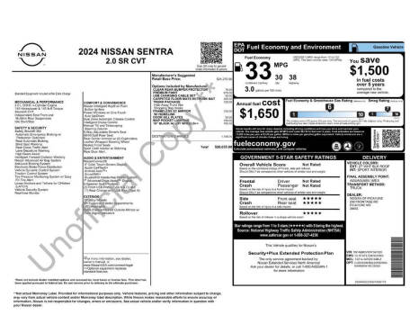2024 Nissan Sentra SR