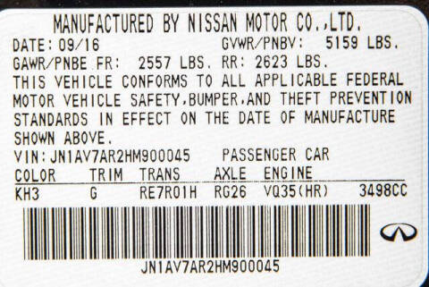 2017 Infiniti Q50 Hybrid Premium