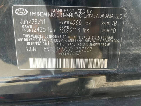 2012 Hyundai Sonata GLS