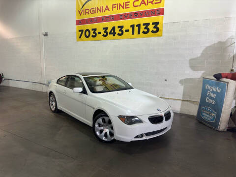 2005 BMW 6 Series for sale at Virginia Fine Cars in Chantilly VA