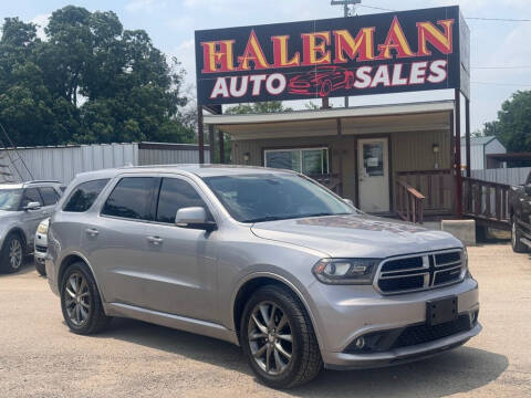 2017 Dodge Durango for sale at HALEMAN AUTO SALES in San Antonio TX