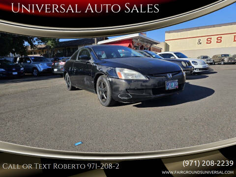 2005 Honda Accord for sale at Universal Auto Sales in Salem OR