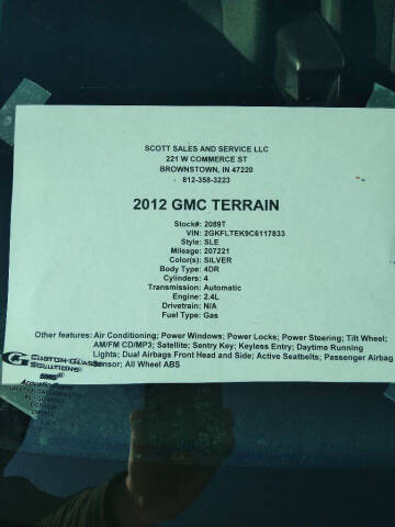 2012 GMC Terrain SLE-2