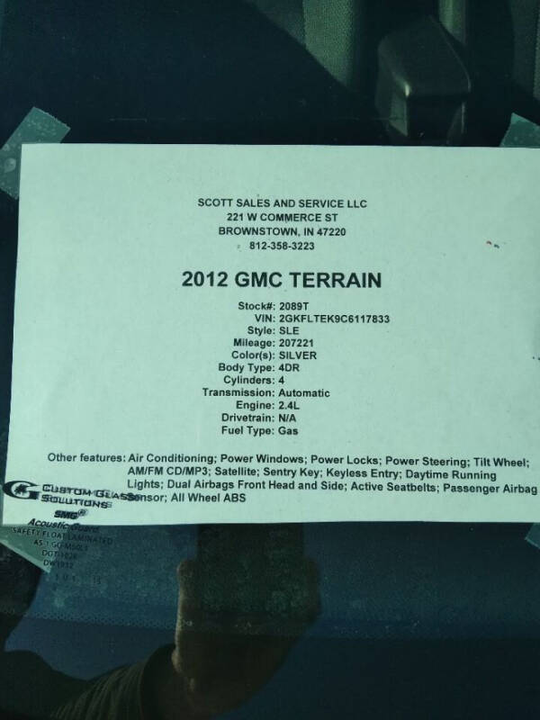 2012 GMC Terrain SLE-2