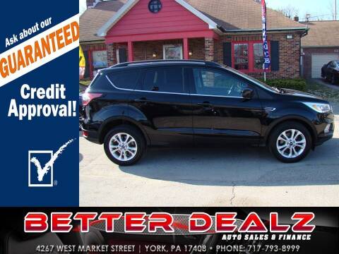2017 Ford Escape for sale at Better Dealz Auto Sales & Finance in York PA