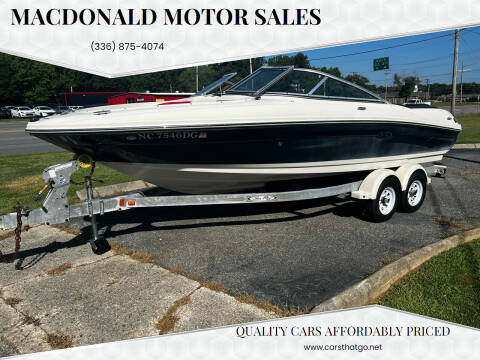 2007 Sea Ray X205 for sale at MacDonald Motor Sales in High Point NC