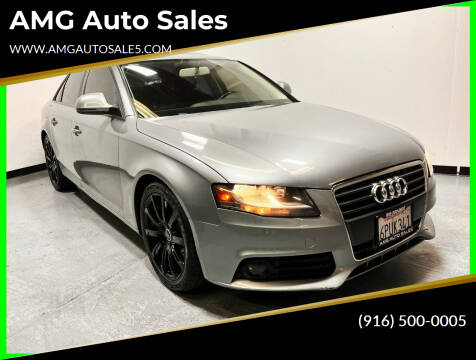 2009 Audi A4 for sale at AMG Auto Sales in Rancho Cordova CA