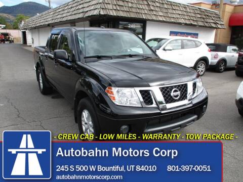 2018 Nissan Frontier for sale at Autobahn Motors Corp in Bountiful UT