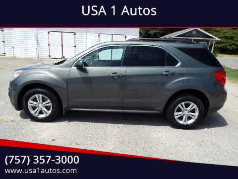 2013 Chevrolet Equinox for sale at USA 1 Autos in Smithfield VA