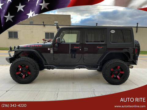 2012 Jeep Wrangler Unlimited for sale at Auto Rite in Bedford Heights OH