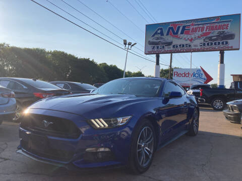 2015 Ford Mustang for sale at ANF AUTO FINANCE in Houston TX