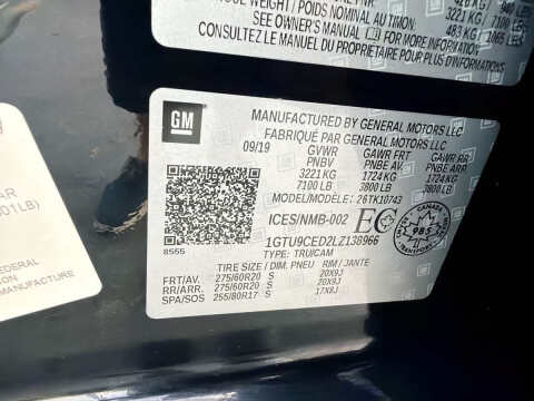 2020 GMC Sierra 1500