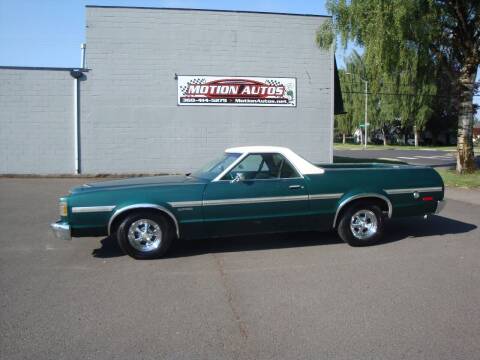 1978 Ford Ranchero for sale at Motion Autos in Longview WA