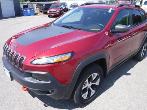 2017 Jeep Cherokee for sale at J & K Auto - J and K in Saint Bonifacius MN