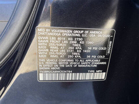 2021 Volkswagen Atlas