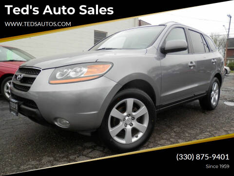 2008 Hyundai Santa Fe for sale at Ted's Auto Sales in Louisville OH