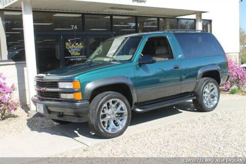 1998 Chevrolet Tahoe for sale at Corvette Mike New England in Carver MA