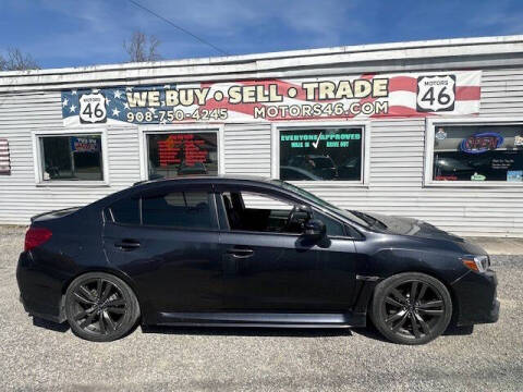 2016 Subaru WRX for sale at Motors 46 in Belvidere NJ