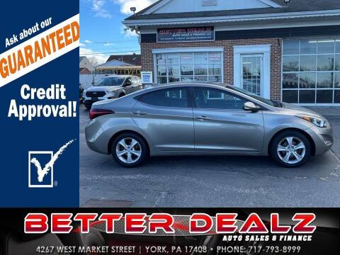2016 Hyundai Elantra for sale at Better Dealz Auto Sales & Finance in York PA