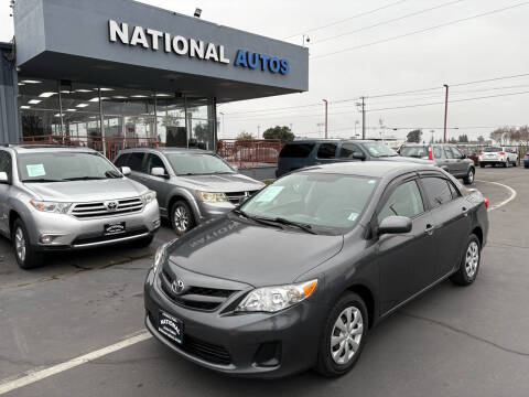 2011 Toyota Corolla for sale at National Autos Sales in Sacramento CA