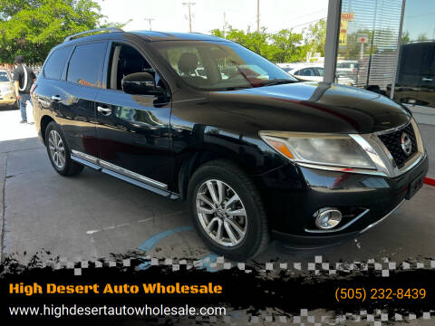 2015 Nissan Pathfinder for sale at High Desert Auto Wholesale in Albuquerque NM