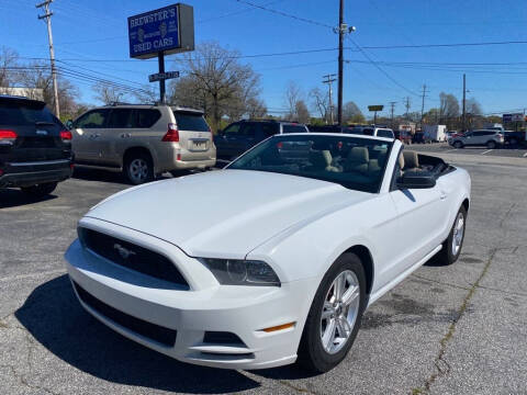 2014 Ford Mustang for sale at Brewster Used Cars in Anderson SC